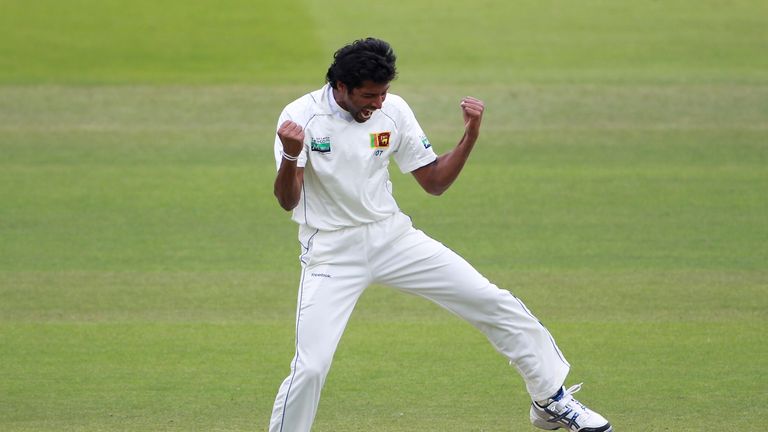 Chanaka Welegedara. Sri Lanka v England. 2nd Test. Lord's. June 6 2011.
