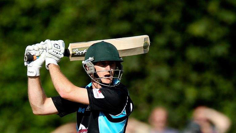 Daryl Mitchell of Worcestershire in action during the Natwest T20 Blast match between Worcestershire Rapids and Durham Jets 