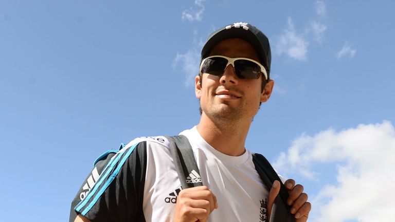 England's Alastair Cook during a nets session at Lords Cricket Ground, London.
