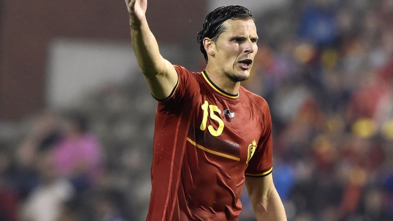 Belgium's defender Daniel Van Buyten 