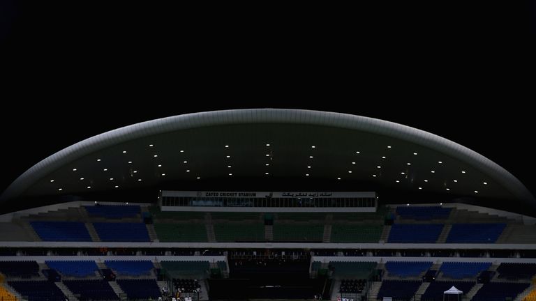A general view of  Sheikh Zayed stadium during day two of the Champion County match between MCC and Durham 2014
