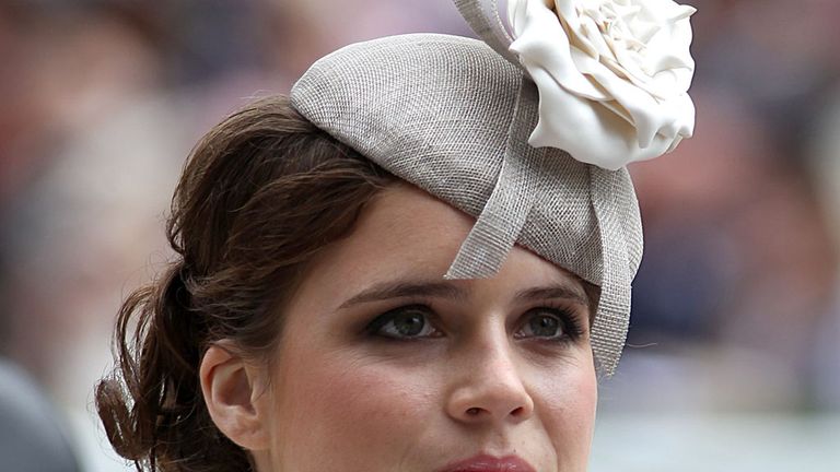 Princess Eugenie arrives during Day Three of the 2014 Royal Ascot Meeting at Ascot Racecourse, Berkshire.