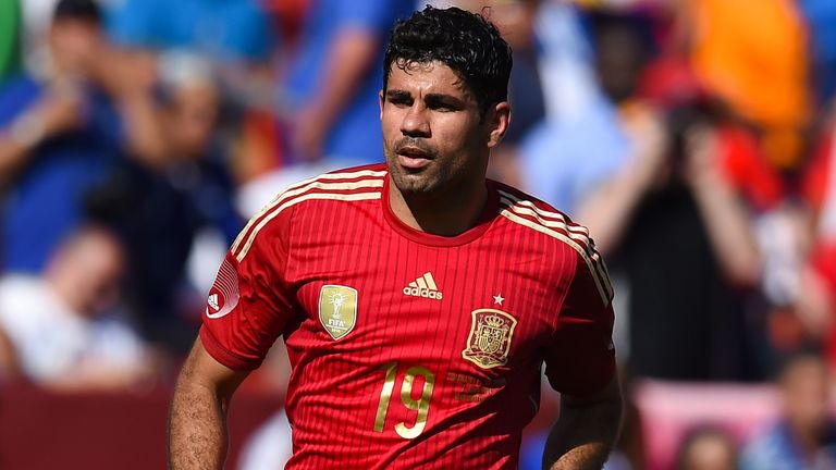 Diego Costa of Spain 