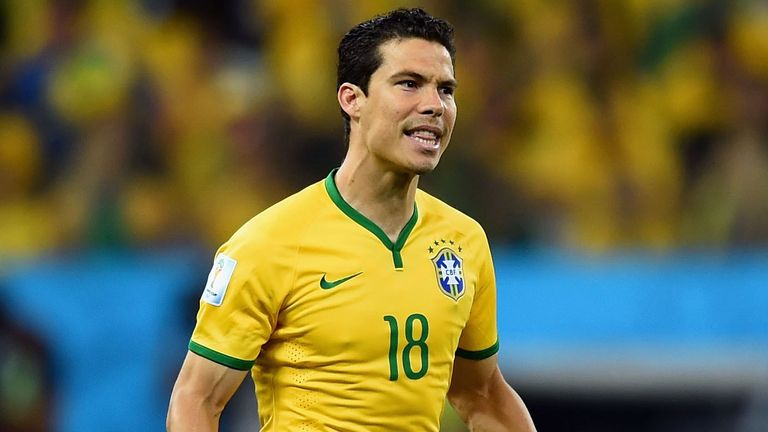  Hernanes of Brazil in action during the 2014 FIFA World Cup Brazil Group A match between Brazil and Croatia at Arena de Sao Paulo