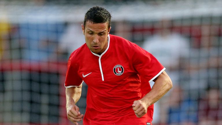 Richard Wood of Charlton in action during the friendly between AFC Wimbledon and Charlton