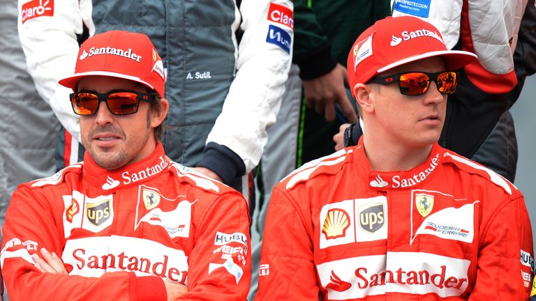 Fernando Alonso and Kimi Raikkonen