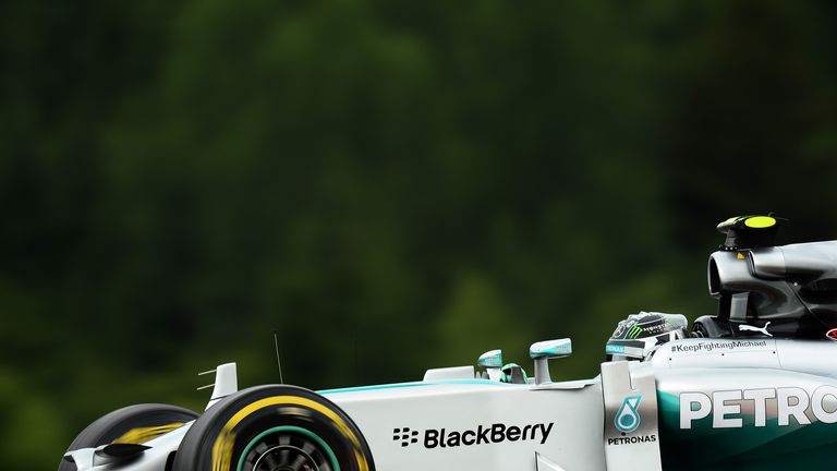 Nico Rosberg in action
