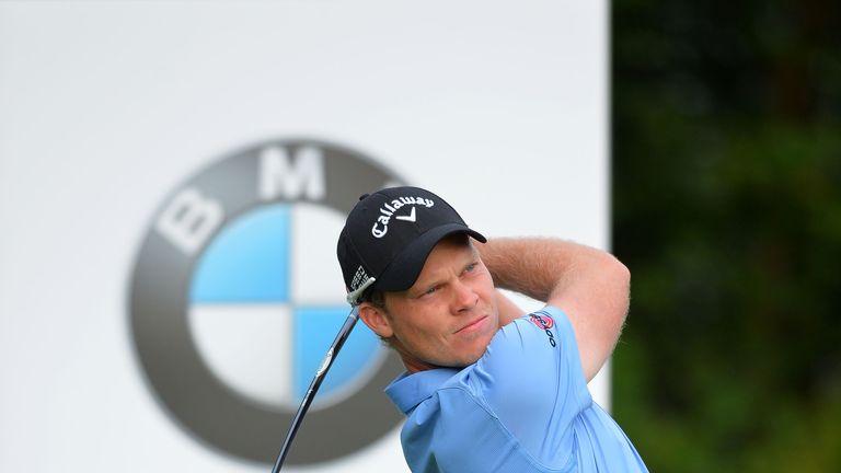 COLOGNE, GERMANY - June 27 : Danny Willett of England watches his tee shot at the 10th during the second round of the BMW International Open at Golf Club G