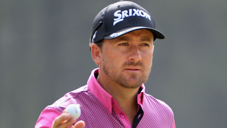PINEHURST, NC - JUNE 12:  Graeme McDowell of Northern Ireland waves to the gallery during the first round of the 114th U.S. Open at Pinehurst Resort & Coun