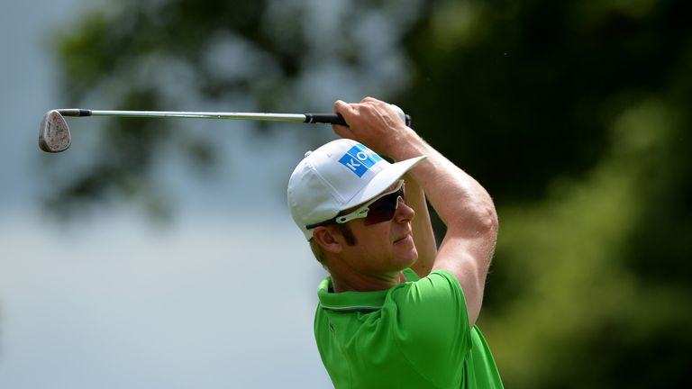 Mikko Ilonen of Finland in action during the third round of The Irish Open at Fota Island