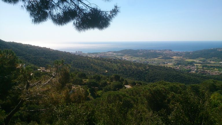 Views over the hills at Golf D'Aro at Mas Nou