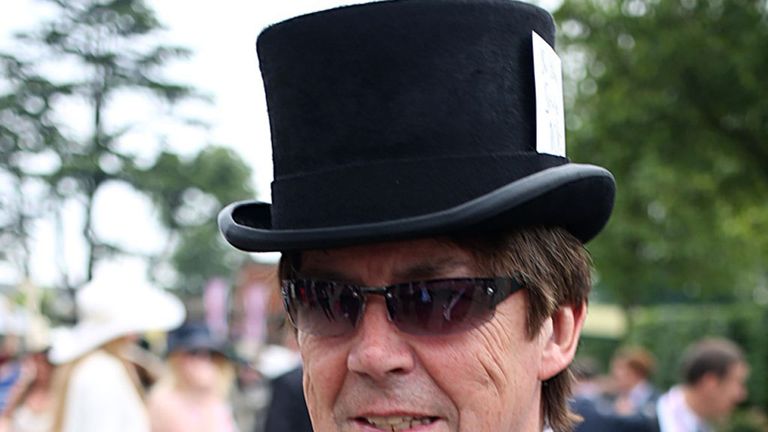 Mike Read was among the celebrities at Ladies Day