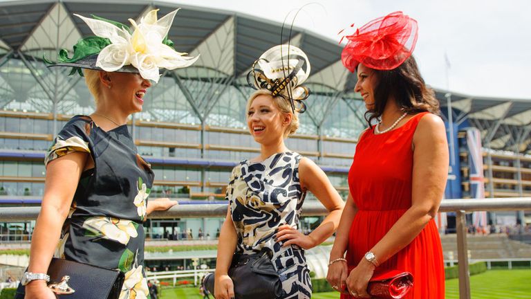 It was a day for bright colours and bold prints at Ascot
