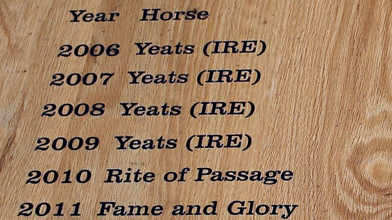 Which horse will follow in these hoofprints today?