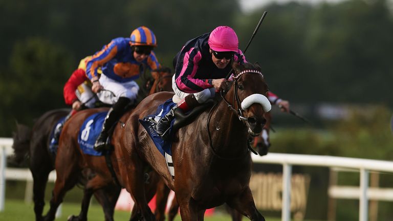 Majestic Queen and Pat Smullen come home clear to win at Leopardstown.