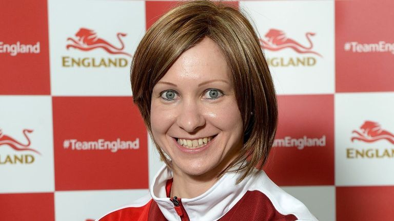 Cycling's Joanna Rowsell, during the kitting out session ahead of Commonwealth Games