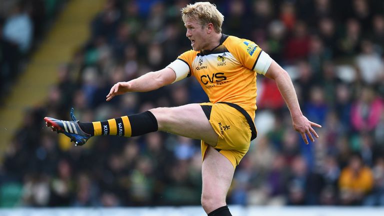 Joe Carlisle playing for London Wasps in the Premiership last month