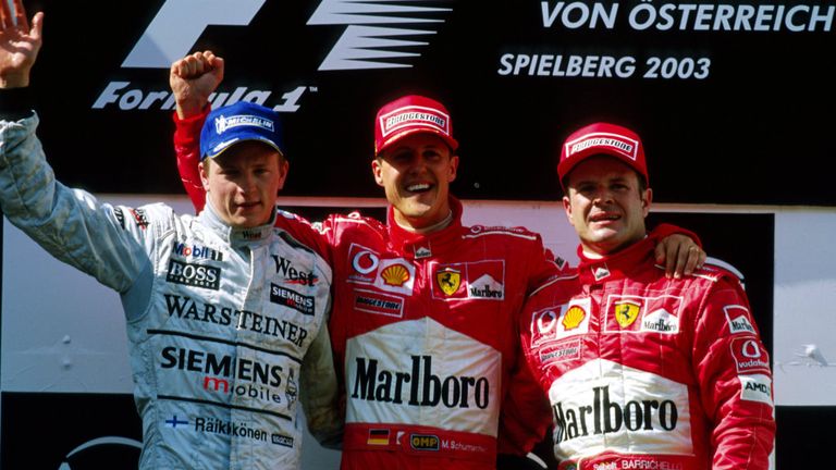 Kimi Raikkonen split the Ferraris the last time F1 went to Austria