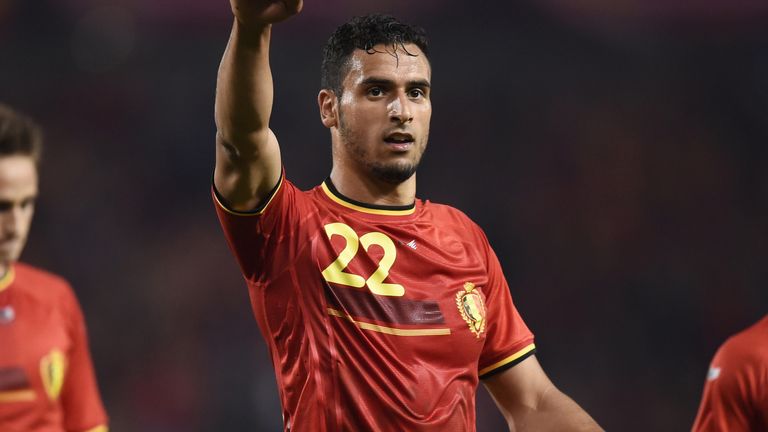 Belgium's midfielder Nacer Chadli 