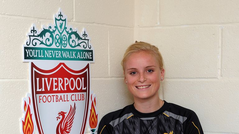 Liverpool Ladies new signing Nina Pedersen.