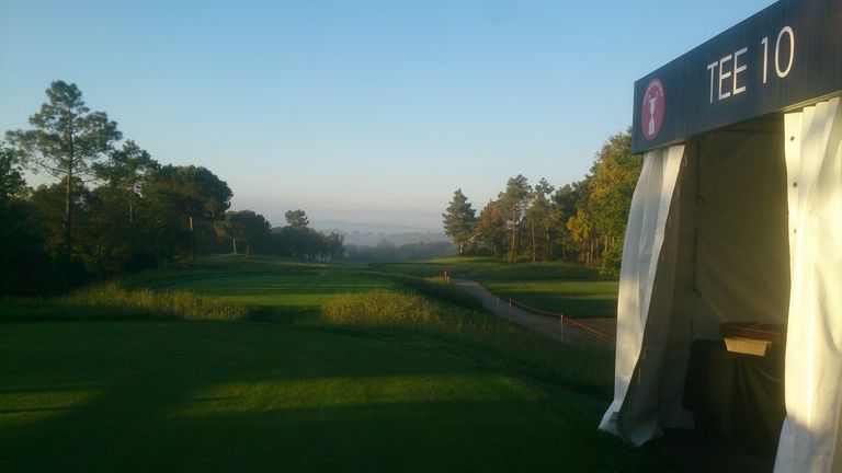 The 10th tee at  PGA Catalunya