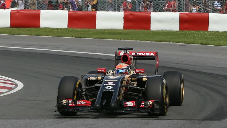 Romain Grosjean at the Canadian GP