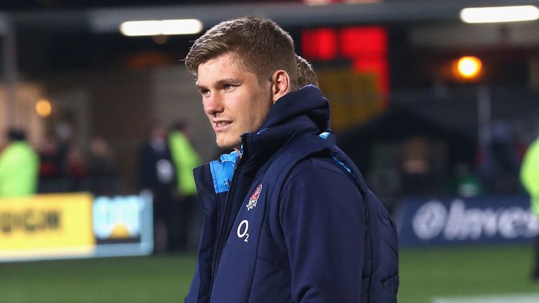 Owen Farrell, the England standoff, who will miss the final Test match against the All Blacks