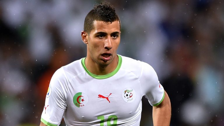 Algeria's midfielder Saphir Taider 