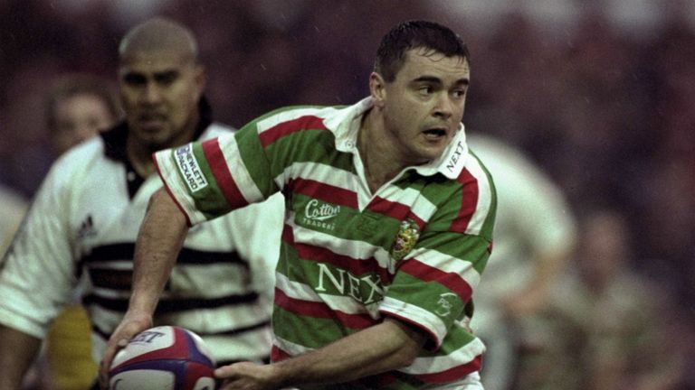 Stuart Potter in action for Leicester Tigers