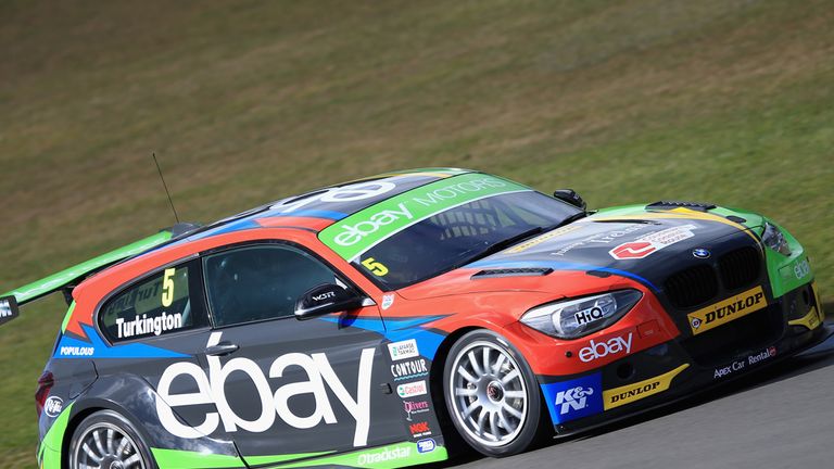 Colin Turkington in the eBay Motors BMW 125i Msport