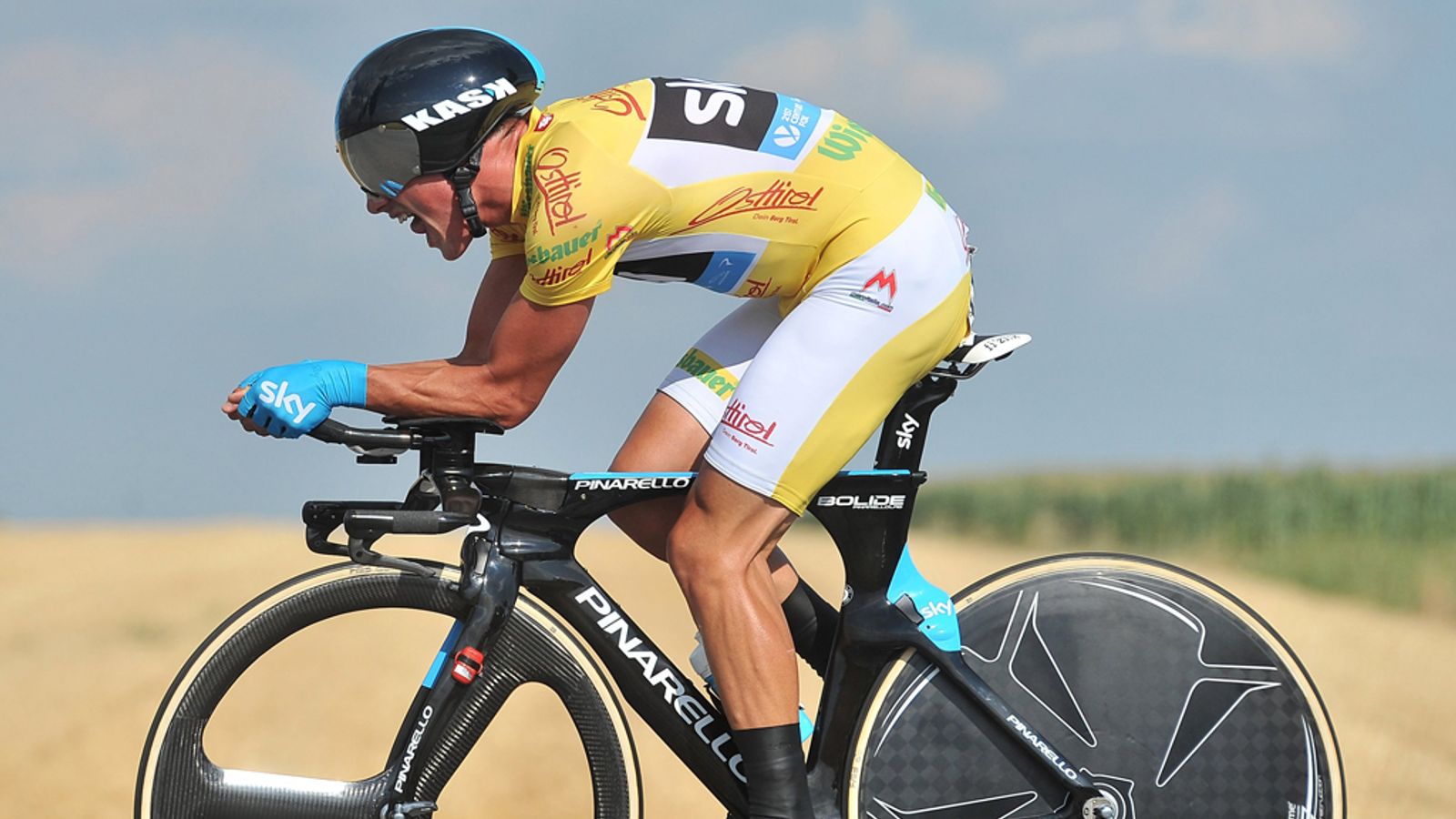 Tour of Austria Peter Kennaugh extends lead after finishing 19th in stage seven time trial Cycling News Sky Sports