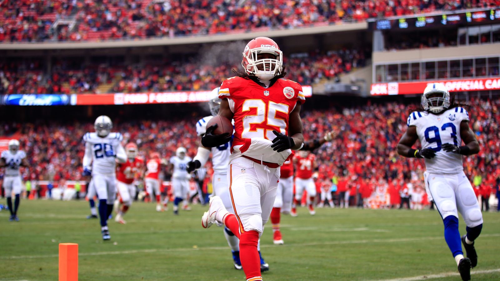 2015 Football Legends Jamaal Charles Kansas City Chiefs Hallmark