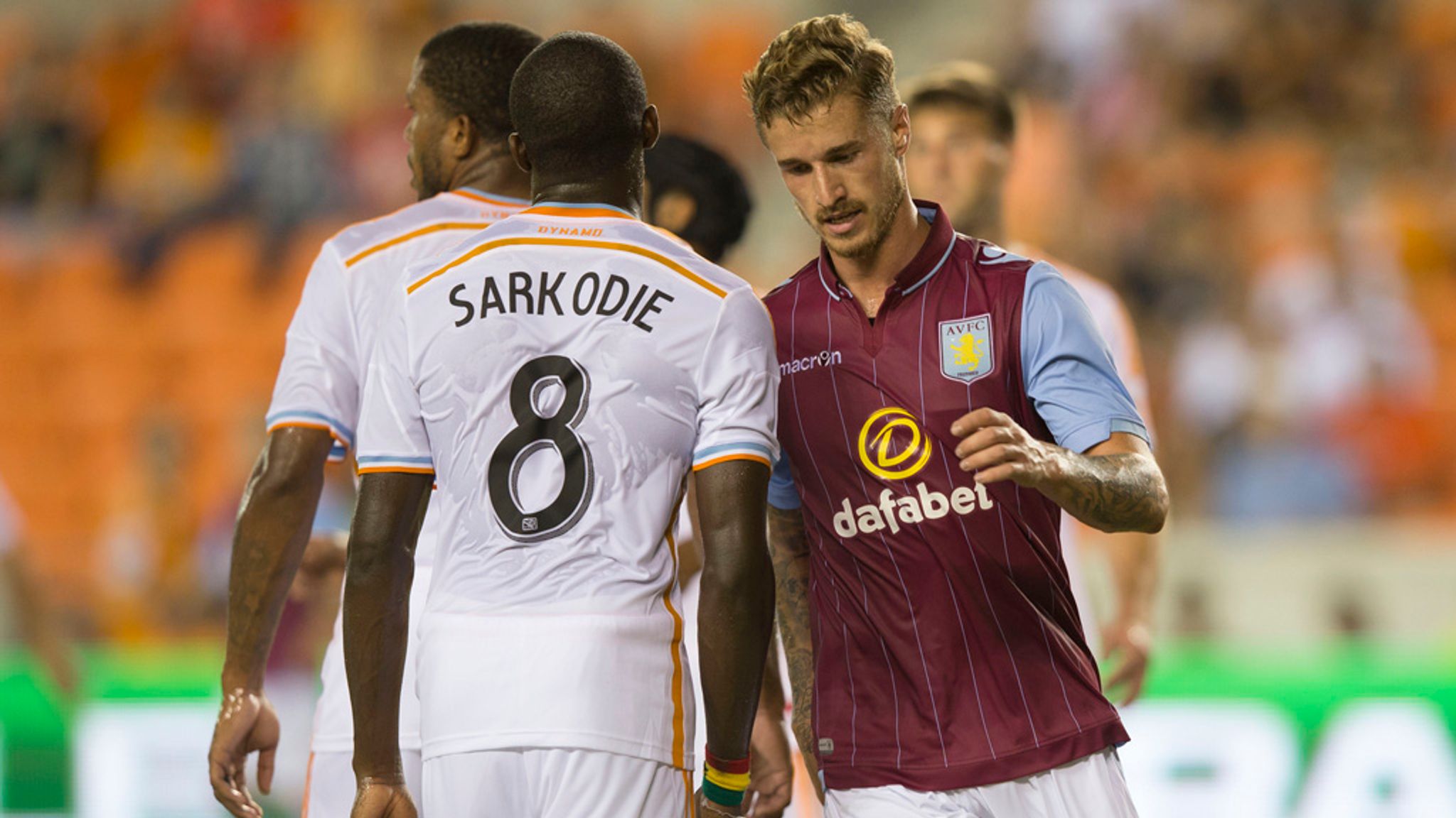 Friendly Joe scores as Aston Villa beat Houston Dynamo 10 Football News Sky Sports