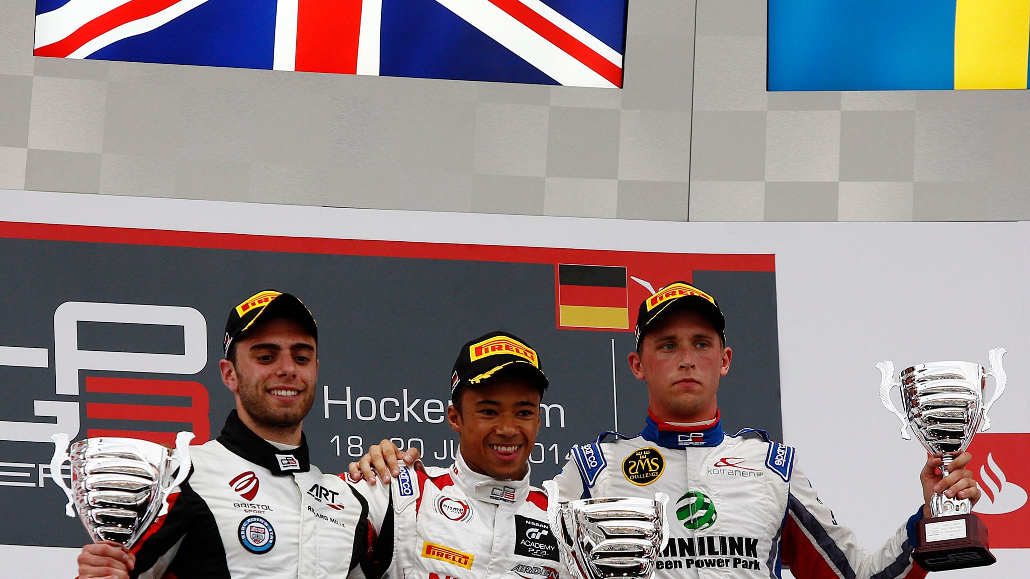 Jann Mardenborough clinched his maiden GP3 victory in Race Two at