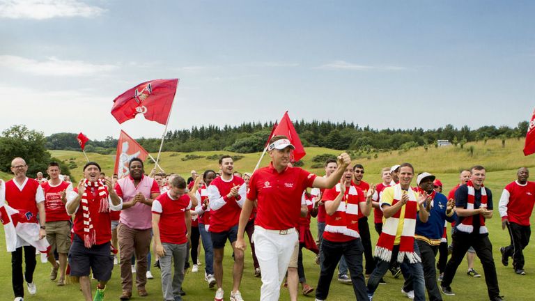 Ian Poulter Arsenal fans