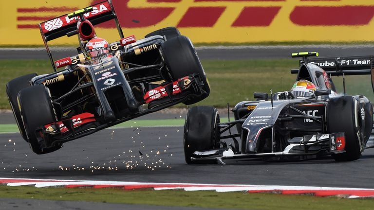 Who says F1 cars can't jump?