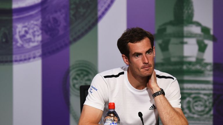Andy Murray press conference. Wimbledon. July 2 2014.