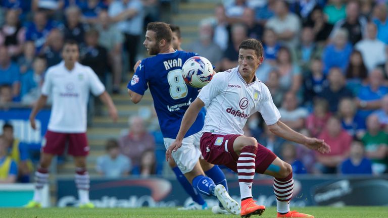 CHESTERFIELD, ENGLAND - JULY 30: Aleksandar Tonev of Aston Villa during the pre season friendly match between Chesterfield and Aston Villa