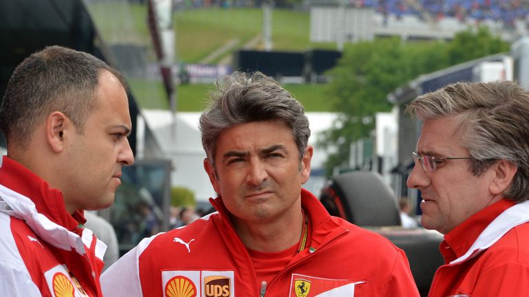 Diego Ioverno Ferrari Operations Director, Marco Mattiacci Team Principal and Pat Fry Technical Director