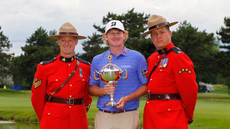 Brandt Snedeker with the Canadian Open trophy 2013