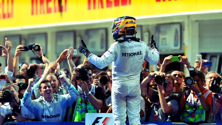 Lewis Hamilton: Victorious in 2013