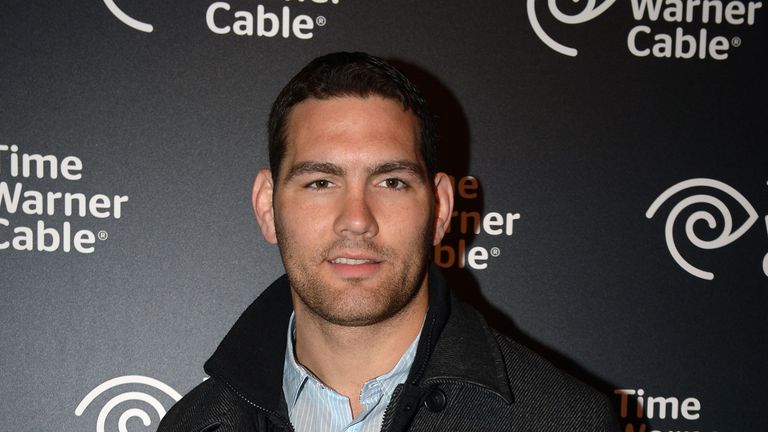 UFC Middleweight Champion Chris Weidman attends the Time Warner Cable Studios