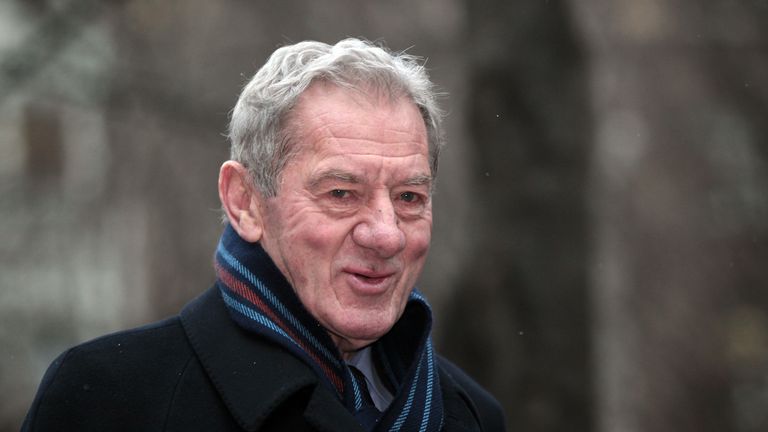 LONDON, ENGLAND - FEBRUARY 08:  Milan Mandaric arrives at Southwark Crown Court on February 8, 2012 in London, England. Football manager Harry Redknapp and