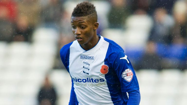 Birmingham City's Demarai Gray in action during the Sky Bet Championship match between Birmingham City and Charlton Athletic