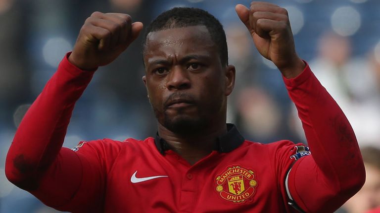 Patrice Evra of Manchester United 