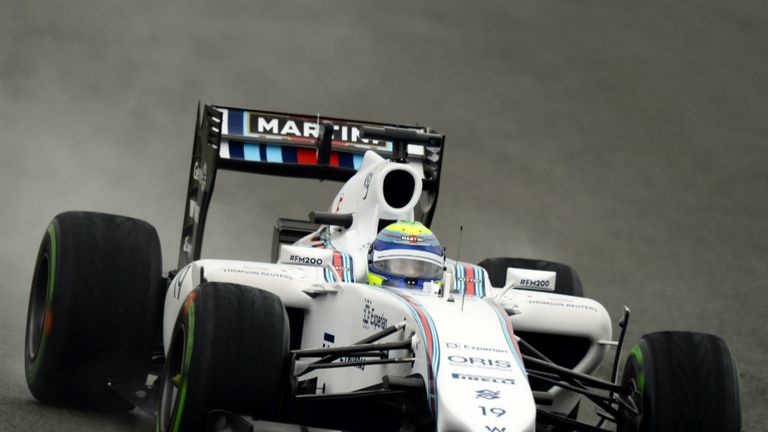 Felipe Massa during British GP qualifying