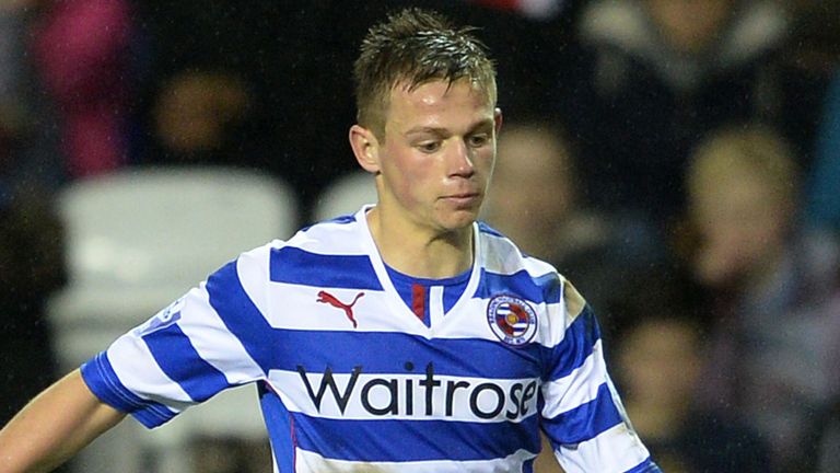 Craig Tanner of Reading during the Barclays U21 Premier League match between Reading U21 and Arsenal U21 