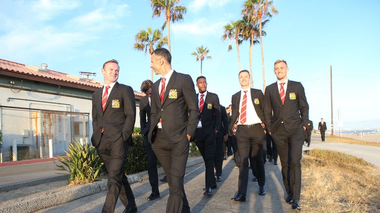 Manchester United are in relaxed mood at the start of their pre-season tour in the US