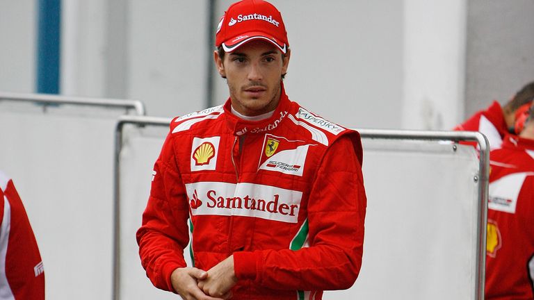 Jules Bianchi will drive for Ferrari on Wednesday