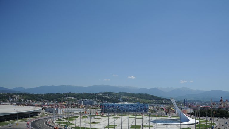 The Sochi Autodrom starts to take shape